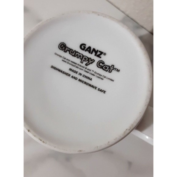 Ganz Grumpy Cat Coffee Tea Cup Mug I hate morning people and Mornings and People - Picture 7 of 9